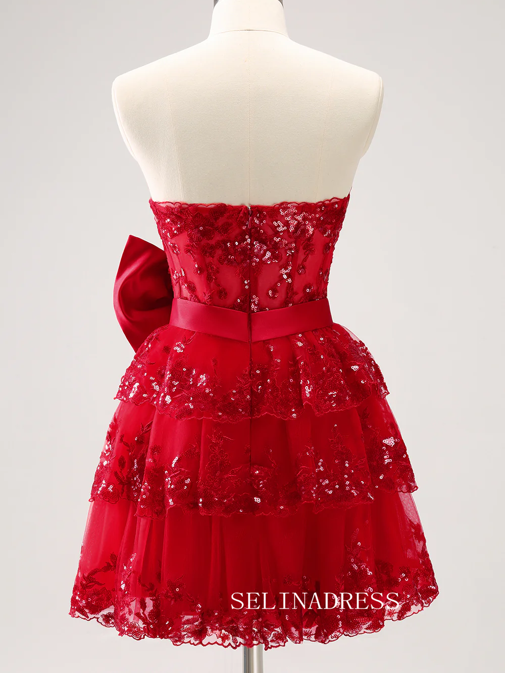 Red Sweetheart Homecoming Dresses Lace Hoco Dress Cocktail Dress #TKL2 SELINADRESS Red Sweetheart Homecoming Dresses Lace Hoco Dress Cocktail Dress #TKL2 SELINADRESS