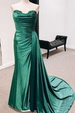 Chic Mermaid Sweetheart Lace Long Prom Dresses Elegant Evening Dress sew0331