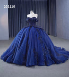 Sparkly Royal Blue Ball Gowns Beaded Sweet 16 Ball Gown Quinceanera Dress 231116|Selinadress|Selinadress