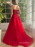 Strapless Beautiful Long Prom Dress Sequins Long Evening Dresses sea065|Selinadress