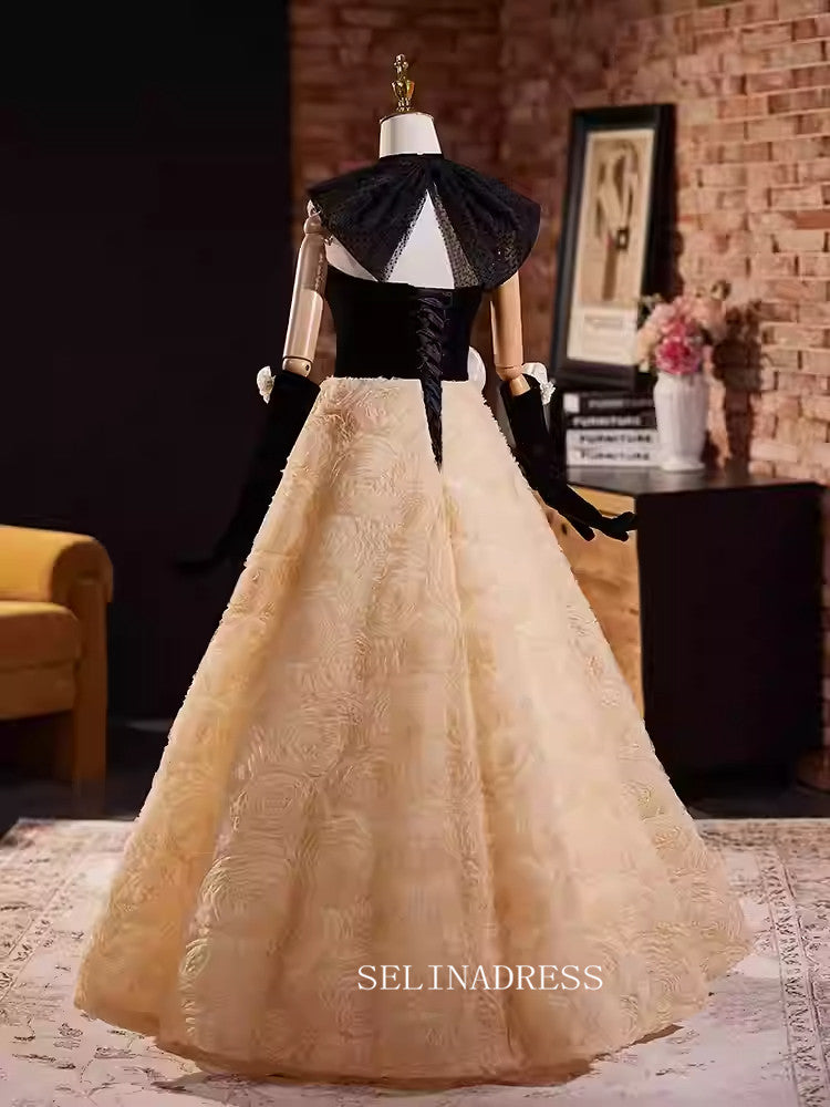 Vintage Black Top Sweetheart Prom Dress Beautiful Evening Dress Formal SELINADRESS Vintage Black Top Sweetheart Prom Dress Beautiful Evening Dress Formal SELINADRESS
