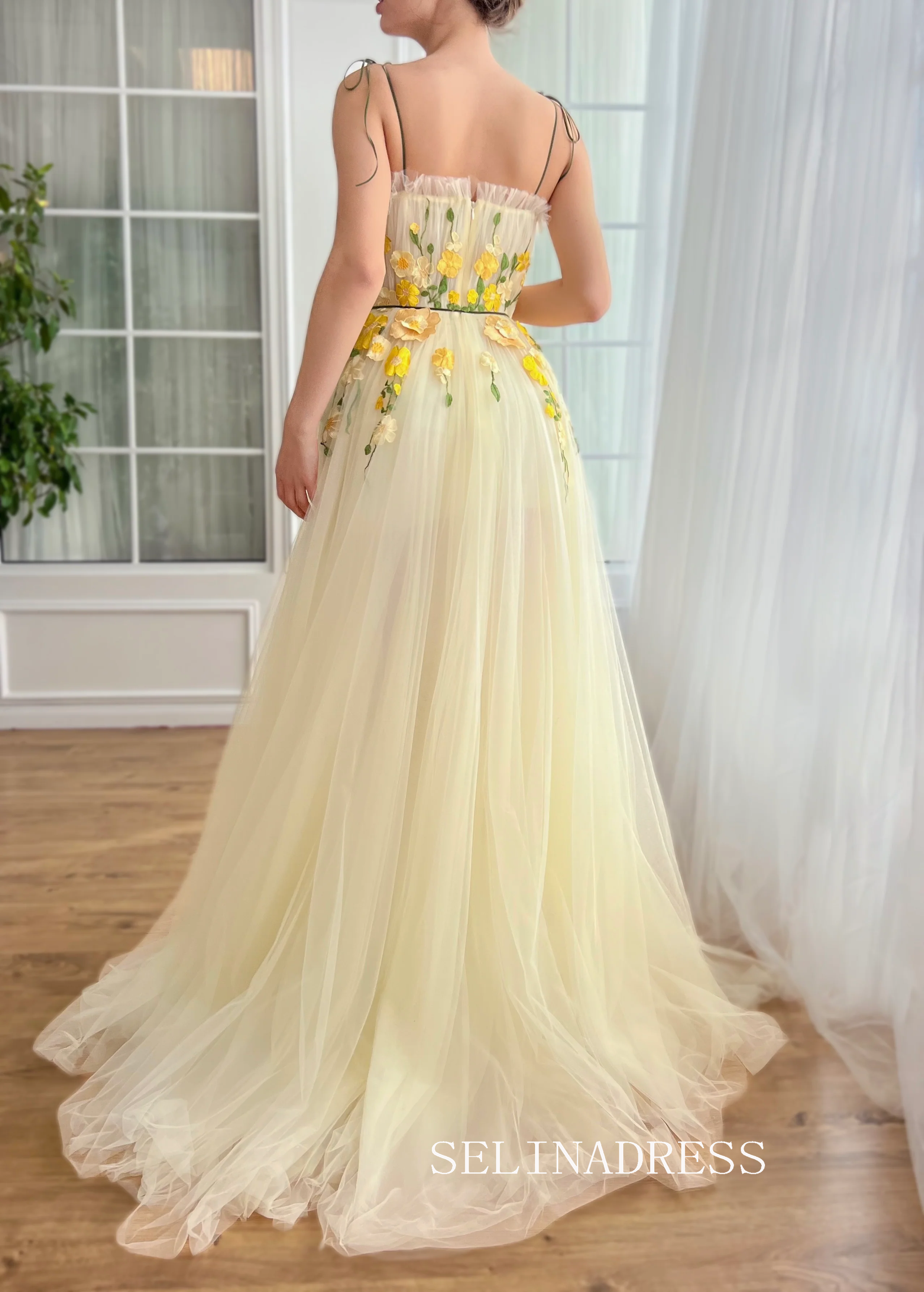 long gold spaghetti strap dress Sparkly Mermaid Spaghetti Straps Golden Sequins Long Prom Dress with Slit