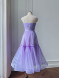 Simple green tulle short prom dress, tulle bridesmaid dress