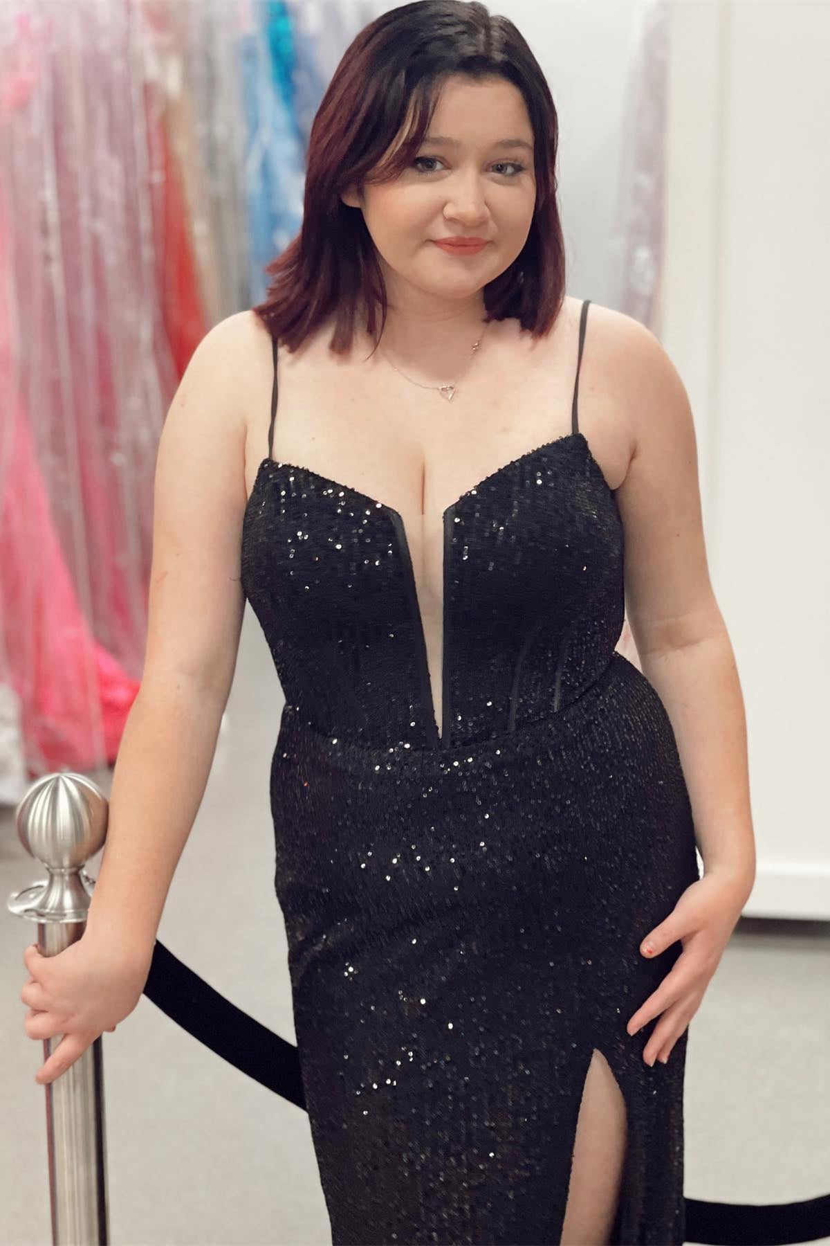 Black / Custom Size SELINADRESS Black / Custom Size SELINADRESS