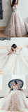 A-line Sweetheart Lace Wedding Dress Rustic Bridal Gowns AMY2639