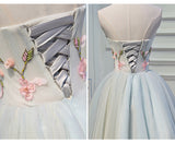 2022 Homecoming Dress Sexy A-line Strapless Short Prom Dress Party Dress JK013