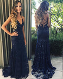 Spaghetti Straps Mermaid Silver Long Prom Dress Sequins Sparkly Evening Dress SED011|Selinadress