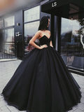 Strapless Ball Gowns Prom Dresses Simple Red Long Prom Dress Evening Dresses SED405