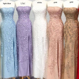 Sheath/Column Strapless Modest Cheap Long Prom Dresses Applique Evening Dress SEL518