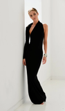 Chic Trumpet/Mermaid One Shoulder Black Long Prom Dresses Evening Dress KPS25253|Selinadress