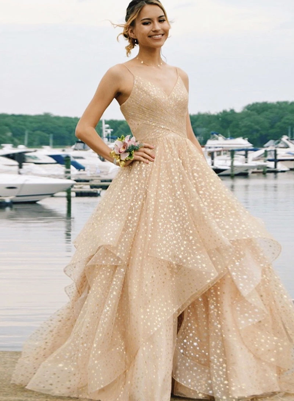 Long Prom Dresses – Tagged COLORS_Champagne – selinadress