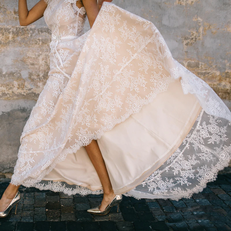 A Line Cap Sleeve Vintage Champagne Lace Bohemian Wedding Dress Sexy B SELINADRESS A Line Cap Sleeve Vintage Champagne Lace Bohemian Wedding Dress Sexy B SELINADRESS
