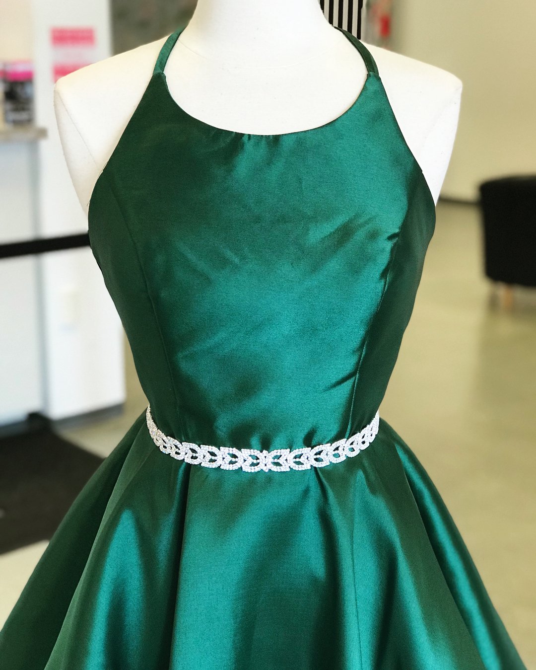 Spaghetti Straps Dark Green Short Prom Dress Homecoming Dress MHL087 SELINADRESS Spaghetti Straps Dark Green Short Prom Dress Homecoming Dress MHL087 SELINADRESS