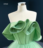 A-line Ball Gowns Sweet 16 Green Long Formal Dress Evening Gowns RSM67012|Selinadress