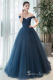 A-line Off-the-shoulder Ball Gown Prom Dress Cheap Long Evening Gowns POL002|Selinadress