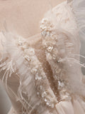 A-line Off-the-shoulder Cute Short Prom Dress Elegant Homecoming Dress lop253|Selinadress