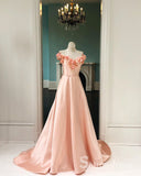 A-line Off-the-shoulder Long Prom Dresses Vintage Evening Gowns Formal Dresses SED027|Selinadress