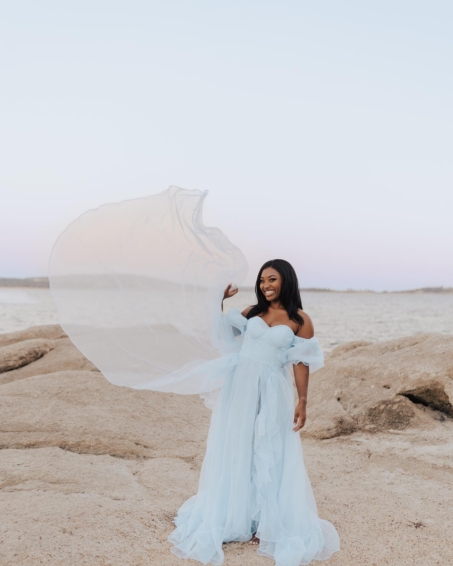 off shoulder puff sleeve prom dress Off The Shoulder Puff Sleeve Prom Dress Tulle Long Evening Dresses ARD2404