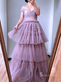 A-line Red Long Princess Prom Dresses Ball Gown Evening Formal Dress SC021