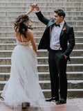 A-line Scoop Cheap Wedding Dresses Modest Wedding Gowns MHL148|Selinadress