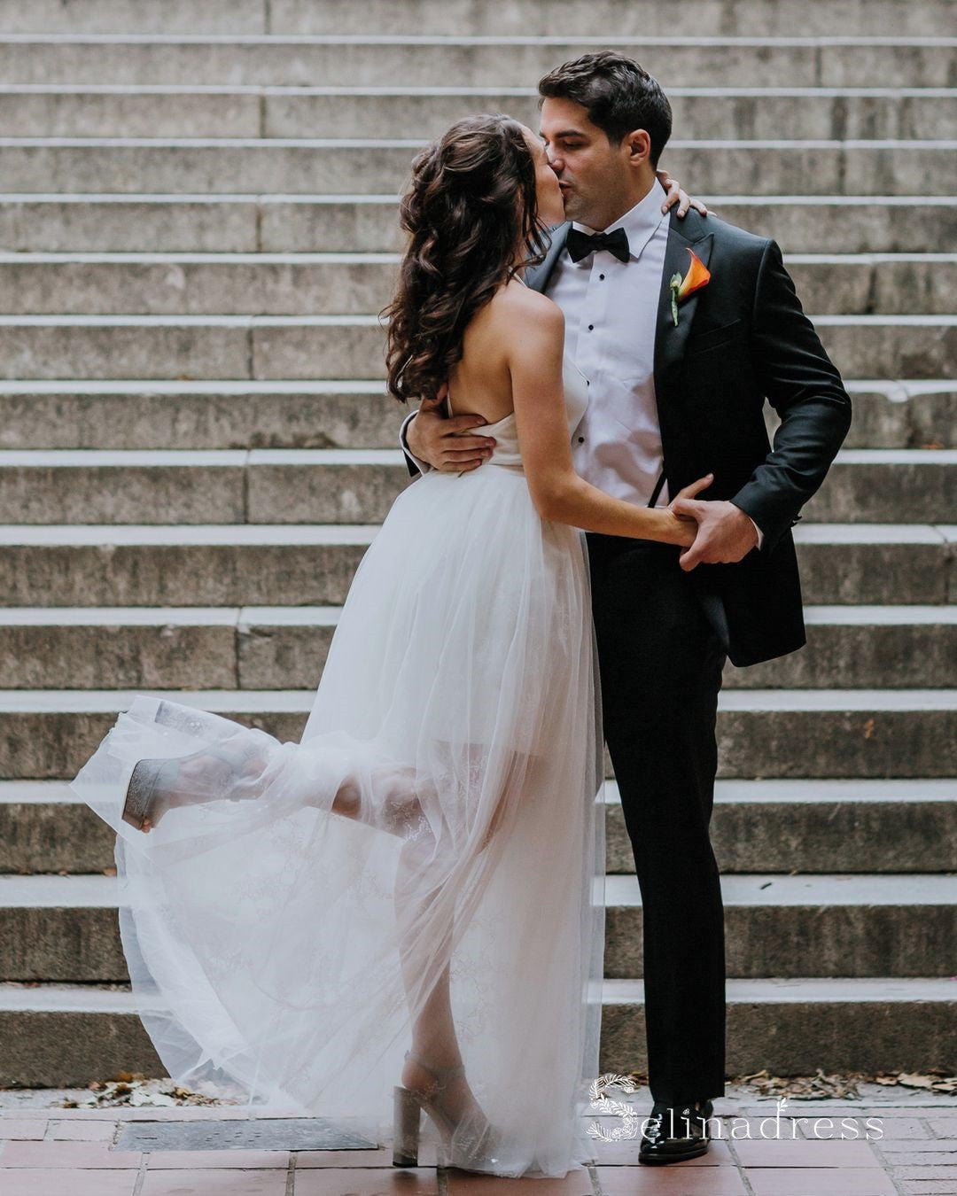 A-line Scoop Cheap Wedding Dresses Modest Wedding Gowns MHL148 SELINADRESS A-line Scoop Cheap Wedding Dresses Modest Wedding Gowns MHL148 SELINADRESS