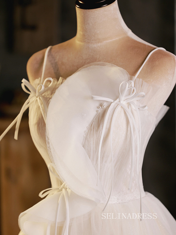A-line Spaghetti Straps Custe Homecoming Dress White Short Prom Dresse SELINADRESS A-line Spaghetti Straps Custe Homecoming Dress White Short Prom Dresse SELINADRESS
