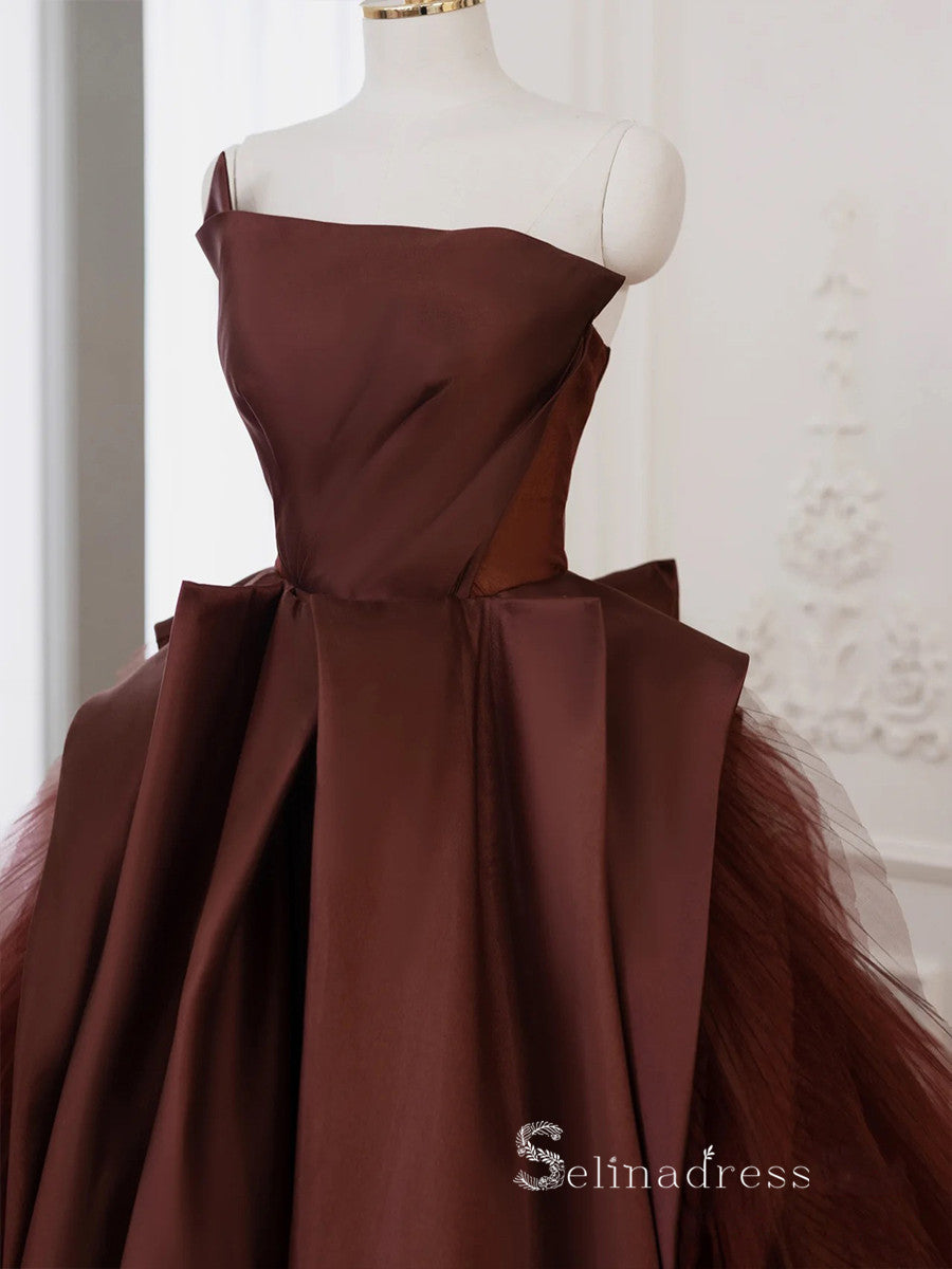 modest silk prom dresses Long Modest Prom Dress with Long Sleeves