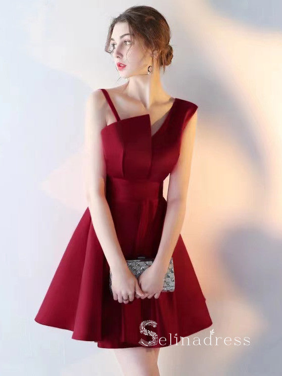 A-line Straps Pearl Pink Cheap Short Prom Dress Cute Homecoming Dresse SELINADRESS A-line Straps Pearl Pink Cheap Short Prom Dress Cute Homecoming Dresse SELINADRESS