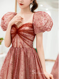 A-line Sweetheart Princess Prom Dress Long Evening Dresses GKF015|Selinadress