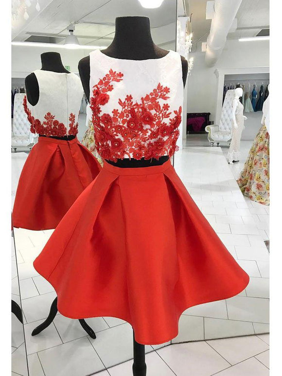 A-line Sweetheart Short Prom Dresses Juniors Homecoming Dresses MHL025