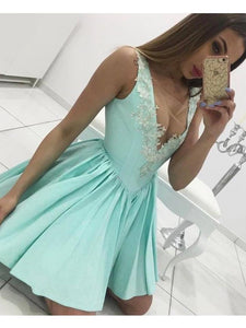 A-line Sweetheart Short Prom Dresses Juniors Homecoming Dresses MHL028