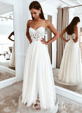 A-line Sweetheart White Prom Dress Lace Cheap Long Formal Gowns Evening Dress SED135|Selinadress
