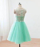 A-line Vintage Short Prom Dresses Cheap Juniors Homecoming Dresses MHL022
