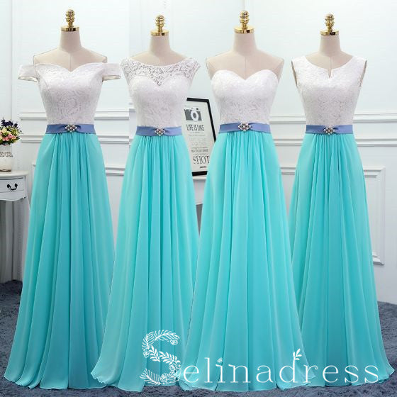 Affordable Jade Green Cheap Bridesmaid Dresses Pearl Sash Long Backless Wedding Party Dresses BRK004 Affordable Jade Green Cheap Bridesmaid Dresses Pearl Sash Long Backless Wedding Party Dresses BRK004