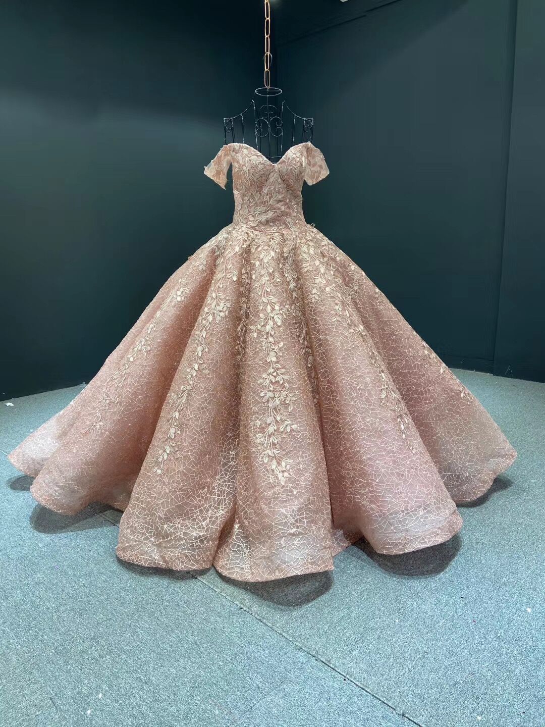 Ball Gown Off-the-shoulder Applique Long Prom Dress Unique Evening Gow SELINADRESS Ball Gown Off-the-shoulder Applique Long Prom Dress Unique Evening Gow SELINADRESS