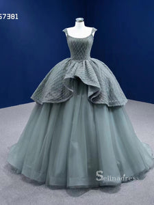 Ball Gown Scoop Neck Formal Dresses Wedding Dress Vintage Quinceanera Dresses RSM67381|Selinadress
