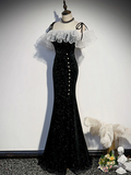 Black Evening Dress Long Formal Dress Evening Gown Black Mermaid Long Prom Dress LOP320|Selinadress