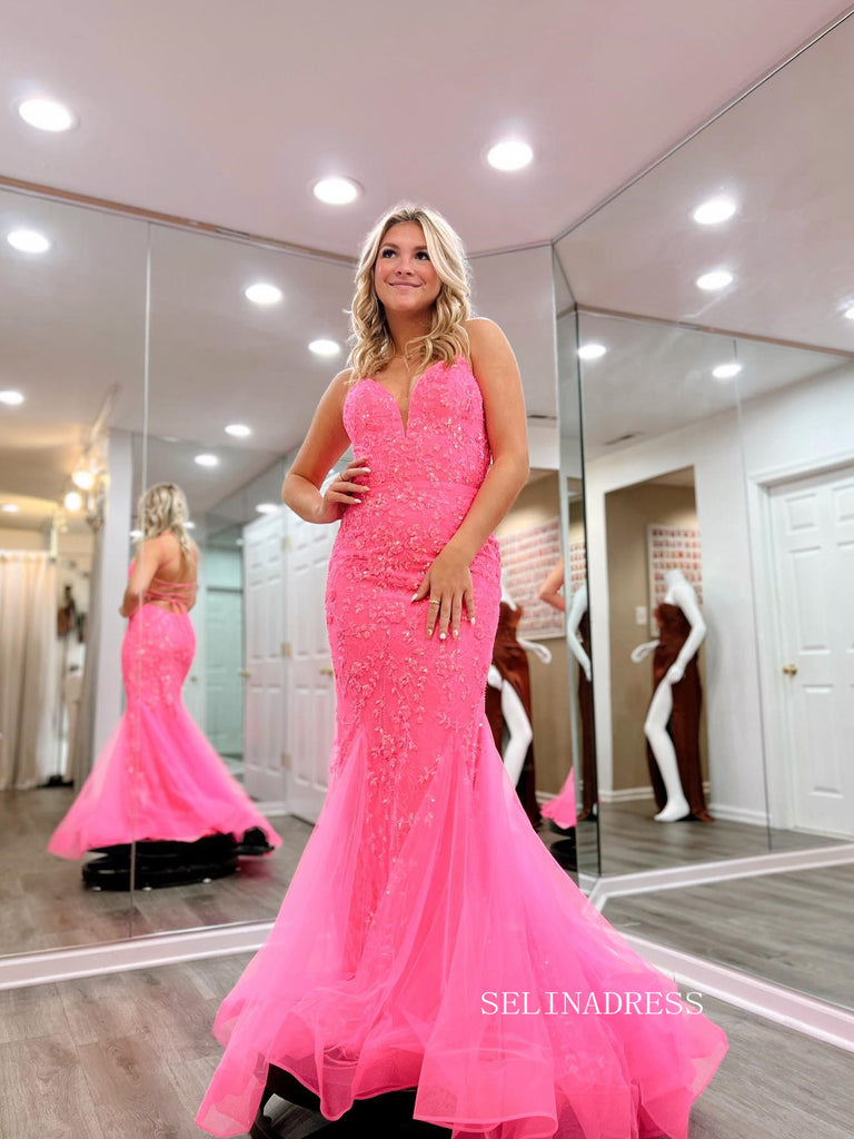 velvet pink prom dress Azazie 2026 Corset Sequins Mermaid Prom Dress Rose Gown