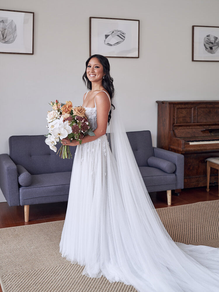 Chic A-line Square Sleeveless Beaded Wedding Dress Rustic Bridal Gowns MLS010 Chic A-line Square Sleeveless Beaded Wedding Dress Rustic Bridal Gowns MLS010