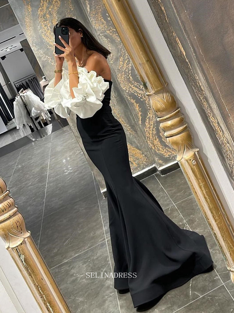 Chic Mermaid Sweetheart Black Beaded Long Prom Dress Elegant Party Dress #lop240 Chic Mermaid Sweetheart Black Beaded Long Prom Dress Elegant Party Dress #lop240