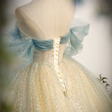 Chic Off-the-shoulder Ball Gown Sweetheart Elegant Princess Dress Evening Dress #LOP282|Selinadress