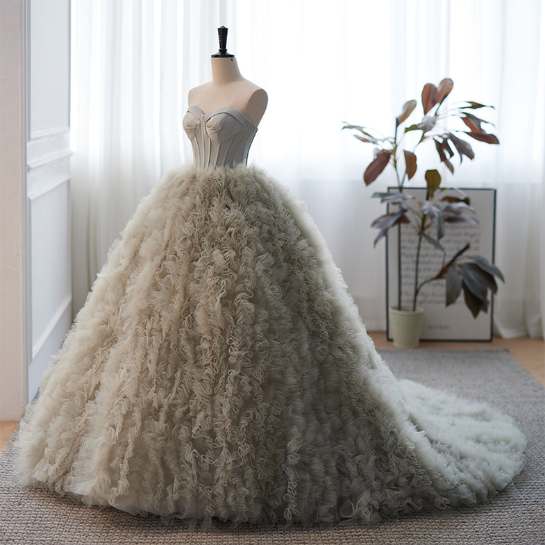 light grey quinceanera dresses Q1041