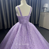 Lilac Princess Dress Ball Gown Beaded Prom Dress Pageant Dress DY9921|Selinadress