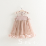 Lovely Pretty Cheap Unique Weding Little Girl Flower Girl Dresses GRS006|Selinadress