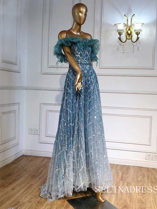prom dress shops in dubai Pink Spaghetti Strap Flower A Line Beaded Evening Prom Dress LA73557 Pink / 12