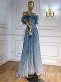 luxury Off-the-shoulder Fantasy Feather Long Prom Dress Dubai Evening Formal Gowns hlkS005|Selinadress