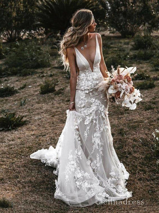 Lace Wedding Dresses tagged "BACK DETAILS_Open Back" SELINADRESS Lace Wedding Dresses tagged "BACK DETAILS_Open Back" SELINADRESS