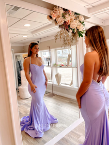 Mermaid Halter Lilac Long Prom Dress Backless Formal Dresses Evening Dress KPY012|Selinadress