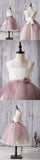 Newest Arrival Strap Dusty Rose Tulle Cute Flower Girl Dresses GRS022|Selinadress