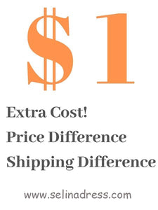 The link for difference of the shipping fee-Selinadress